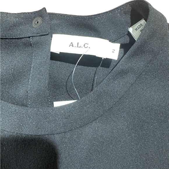 NWT A.L.C Silk Cami w/ Velvet Pocket. Sz 2 Small - Picture 2 of 6